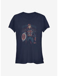 Marvel What If...? The Hydra Stomper Captain Carter Girls T-Shirt