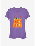Star Wars The Mandalorian The Child Trick Or Treat Girls T-Shirt