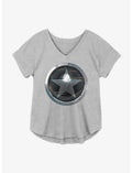Marvel The Falcon And The Winter Soldier Winter Soldier Logo Girls Plus Size T-Shirt