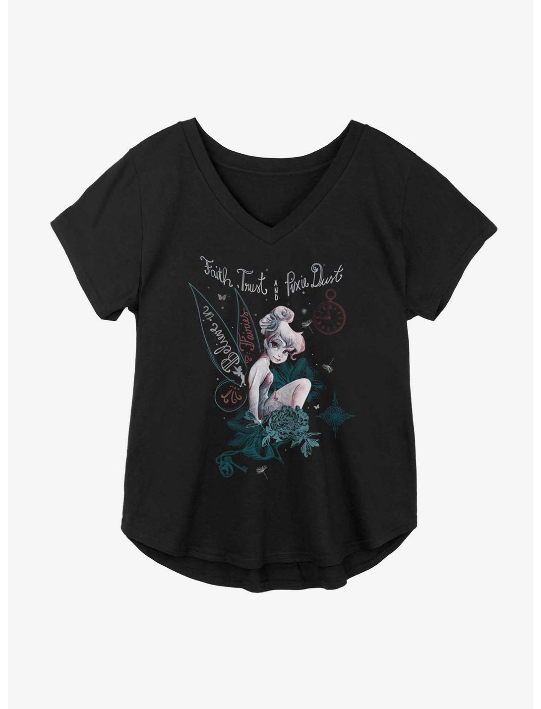 Disney Tinker Bell Faith, Trust, And Pixie Dust Girls Plus Size T-Shirt