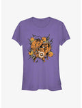 Marvel Avengers Group Pumpkin Girls T-Shirt