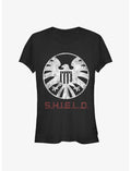 Marvel Avengers Shield Logo Girls T-Shirt