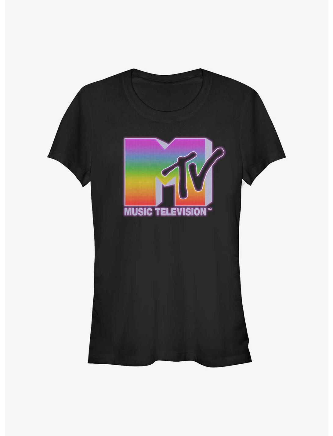 MTV Rainbow Static Girls T-Shirt