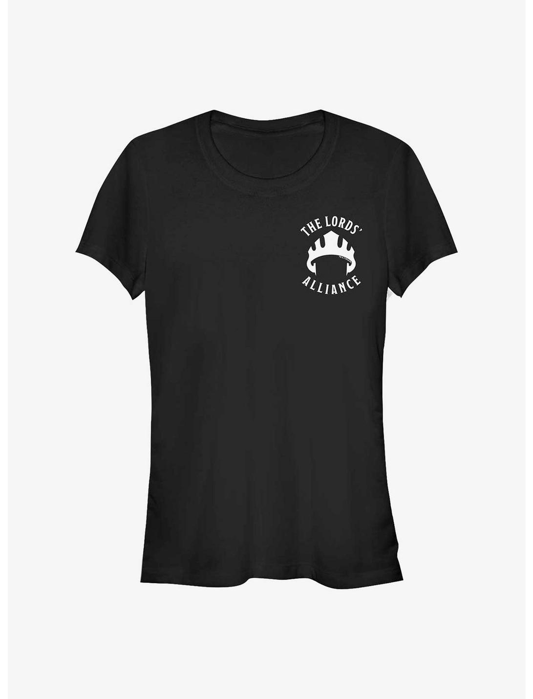 Dungeons And Dragons Lord's Alliance Solid Logo Girls T-Shirt
