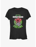 Stranger Things This Is My Demogorgon Costume Girls T-Shirt