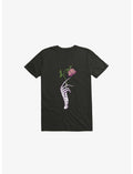The Dead Rose Skeleton Hand Black T-Shirt