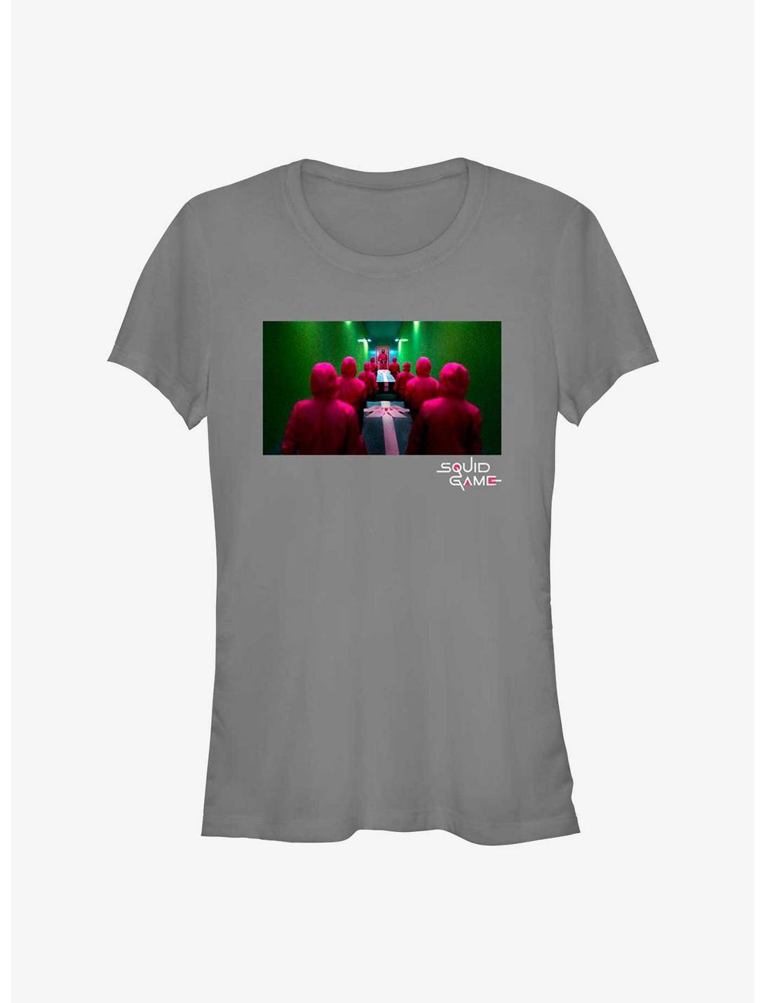 Squid Game Guards Carrying Coffins Girls T-Shirt
