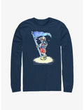 Disney Kingdom Hearts Sora With Flag Long-Sleeve T-Shirt