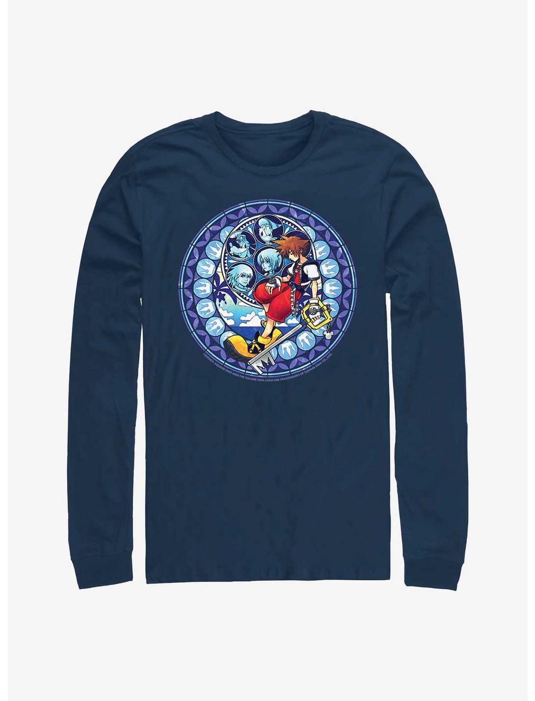 Disney Kingdom Hearts Stained Glass Sora Long-Sleeve T-Shirt