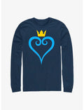 Disney Kingdom Hearts Heart And Crown Long-Sleeve T-Shirt