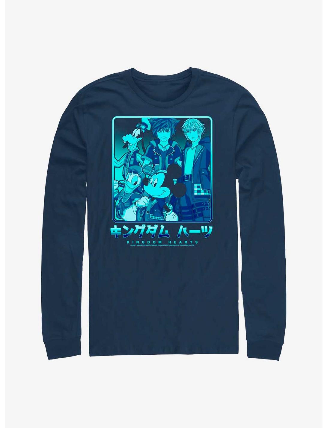 Disney Kingdom Hearts Keyblade Characters Long-Sleeve T-Shirt