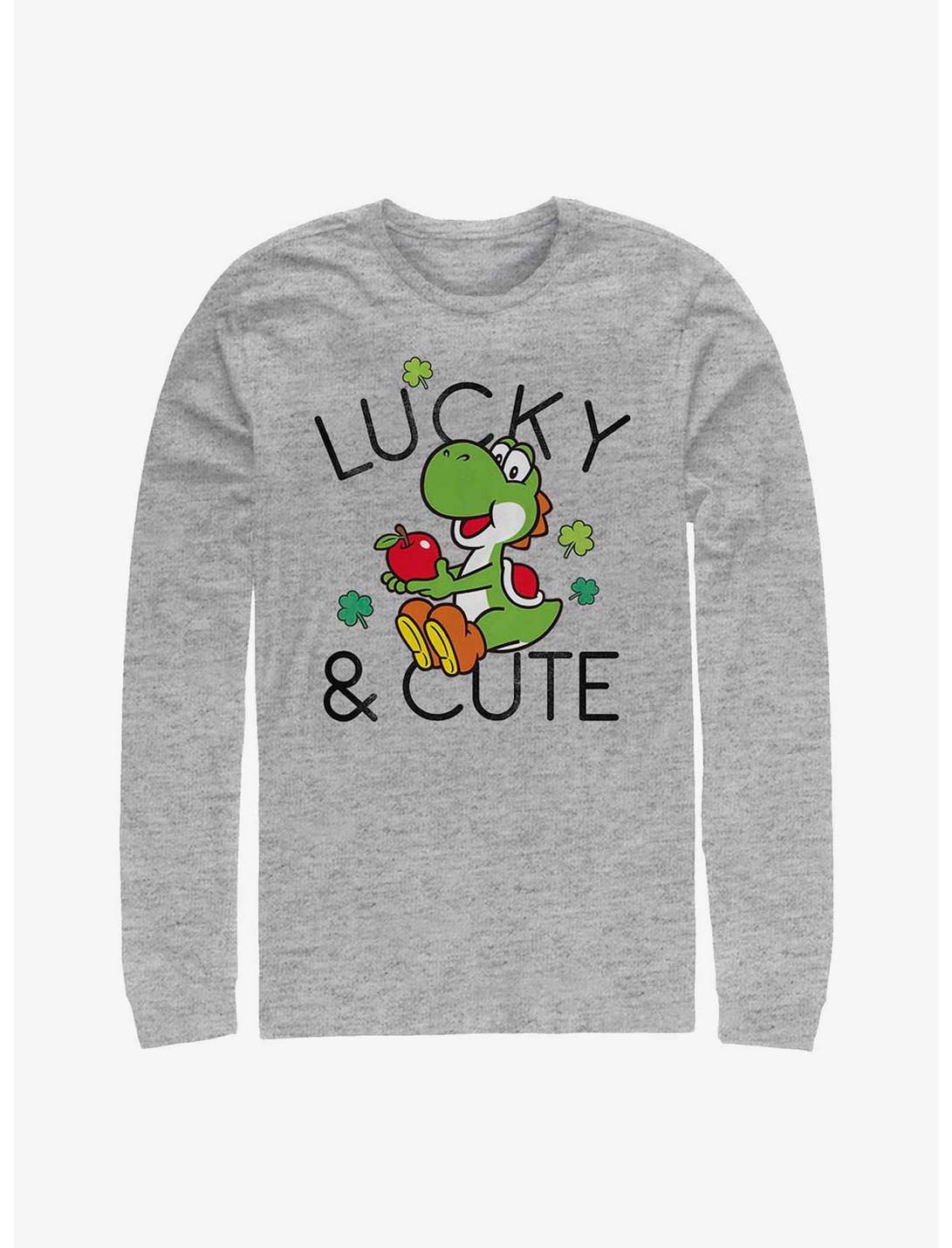 Nintendo Super Mario Lucky And Cute Yoshi Long-Sleeve T-Shirt