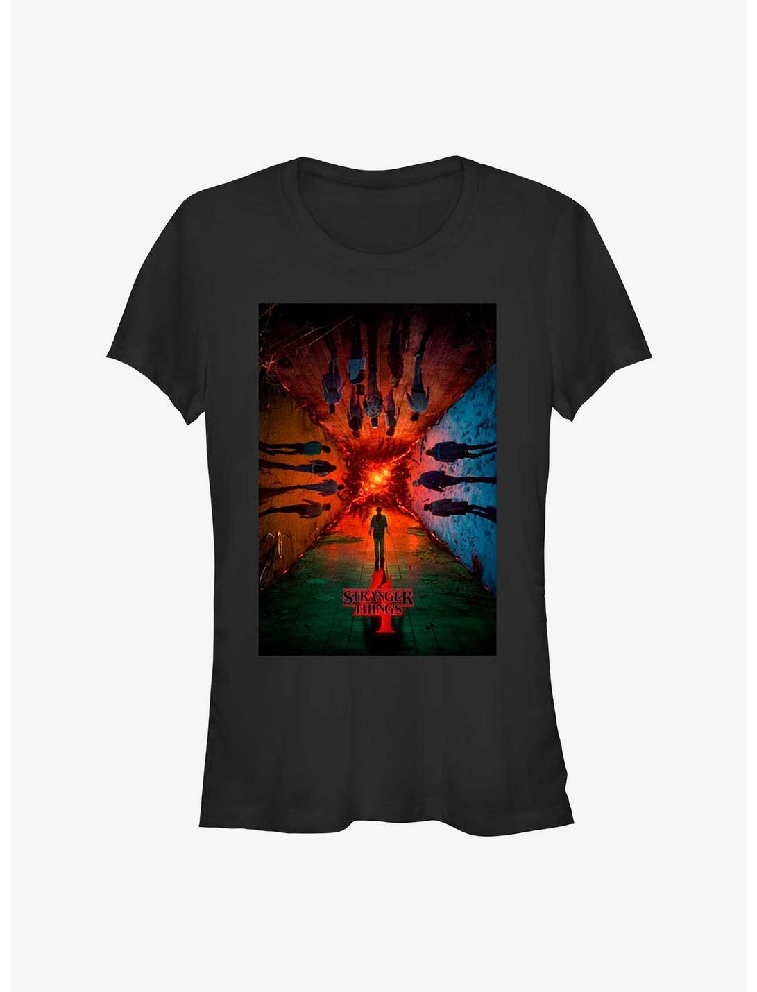 Stranger Things Season 4 Main Poster Girls T-Shirt