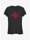 Stranger Things Season 4 Logo Girls T-Shirt
