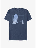 Star Wars The Mandalorian Grogu and R2-D2 T-Shirt