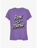Stranger Things Rink-O-Mania Logo Girls T-Shirt