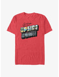 Stranger Things Upside Down Postcard T-Shirt
