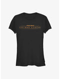 Star Wars Obi-Wan Kenobi Gold Logo Girls T-Shirt
