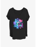 Disney Alice In Wonderland Chaos Wonderland Girls T-Shirt Plus Size