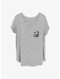 Disney Alice In Wonderland Vintage Line Cheshire Girls T-Shirt Plus Size