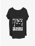 Marvel The Falcon and the Winter Soldier White Out Girls T-Shirt Plus Size