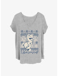 Disney Frozen Hooray Snow Girls T-Shirt Plus Size
