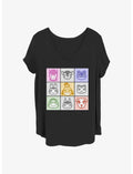 Nintendo Animal Stamps Girls T-Shirt Plus Size