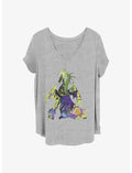 Disney Sleeping Beauty Dragon Form Girls T-Shirt Plus Size