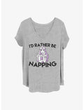 Disney Sleeping Beauty I'd Rather Be Napping Girls T-Shirt Plus Size