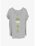 Star Wars The Mandalorian Child Stack Girls T-Shirt Plus Size