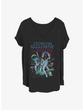 Star Wars Neon Hope Girls T-Shirt Plus Size