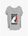 Star Wars No Princess Girls T-Shirt Plus Size