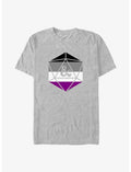 Dungeons & Dragons Asexual Pride Dice Pride T-Shirt