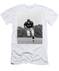 1940s Football Player Holding Football Vintage Images T-Shirt