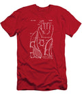 1941 Baseball Glove Patent Red Nikki Marie Smith T-Shirt