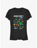 Minecraft Aquatic Mobs Girls T-Shirt
