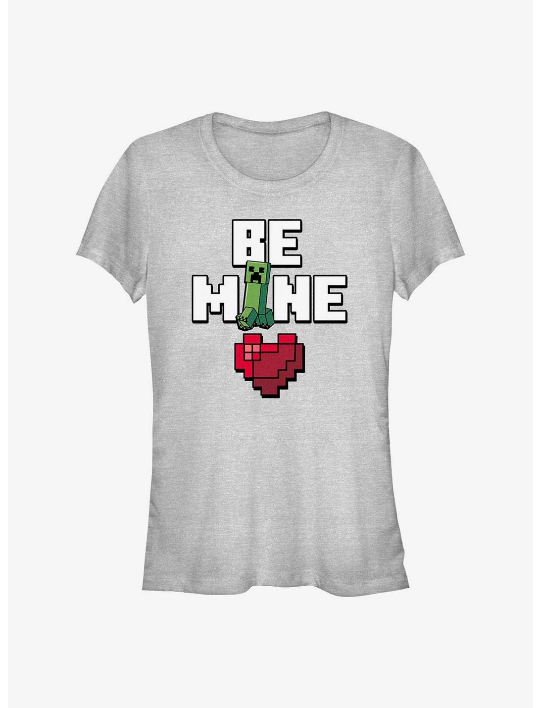 Minecraft Be Mine Girls T-Shirt