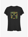 Minecraft Creeper Montage Girls T-Shirt
