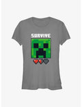 Minecraft Survive Girls T-Shirt