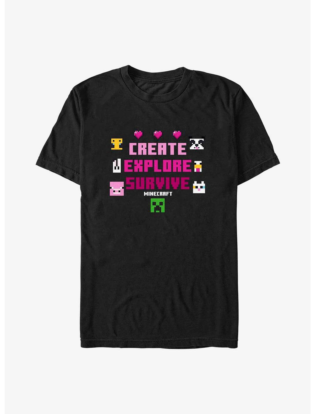Minecraft Crate Explore Survive T-Shirt