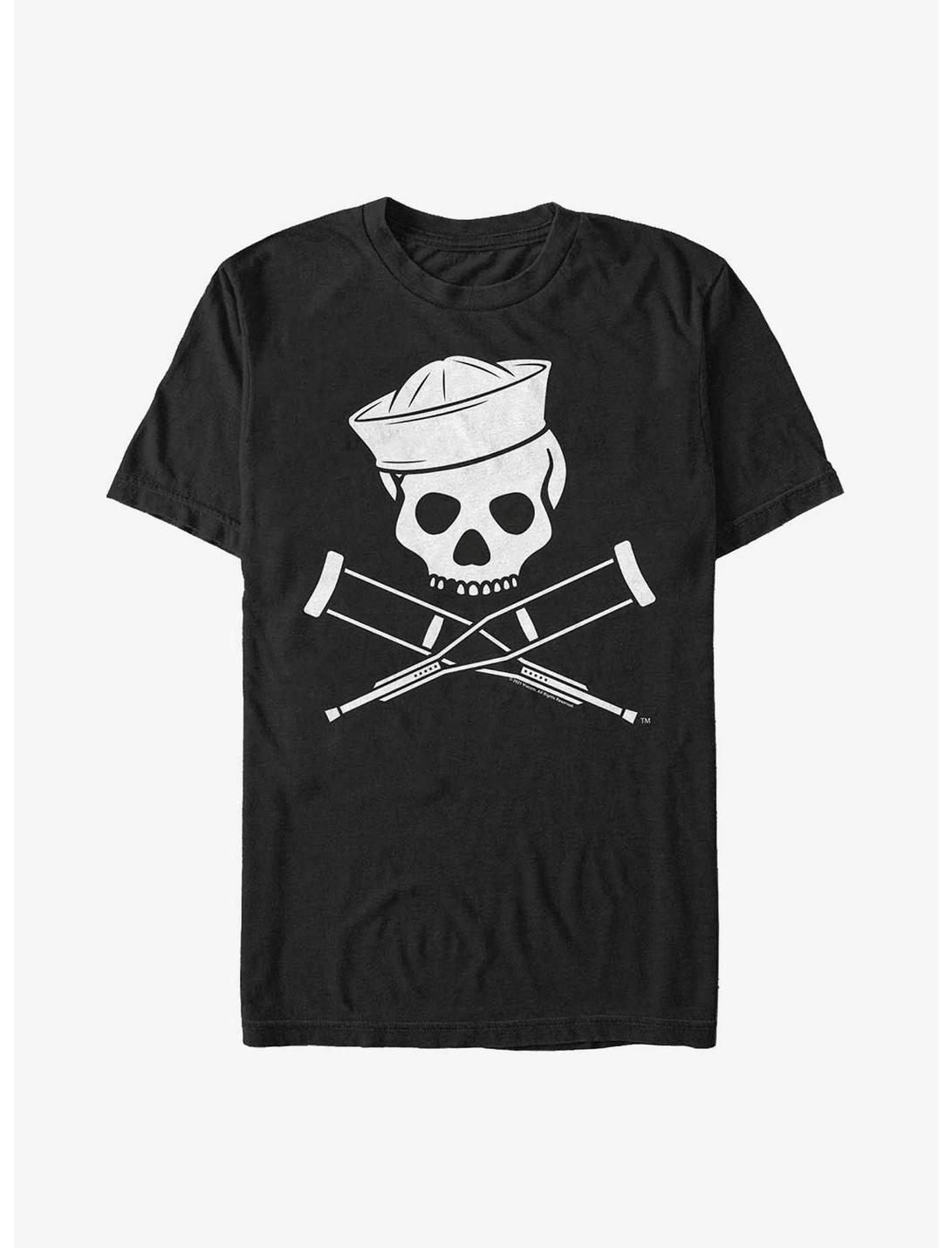Jackass Sailor Skull Logo Heavyweight T-Shirt