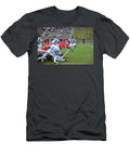 1970s Player Stretching Over Goal Line Vintage Images T-Shirt