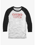 Stranger Things Corroded Coffin Raglan T-Shirt