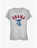 Disney Lilo & Stitch Ohana Collegiate Girls T-Shirt