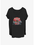 Stranger Things Toon Gang Girls T-Shirt Plus Size