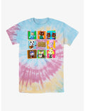 Nintendo Animal Crossing Villagers Tie Dye T-Shirt