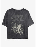 Star Wars Galaxy Fighters Mineral Wash Crop Girls T-Shirt