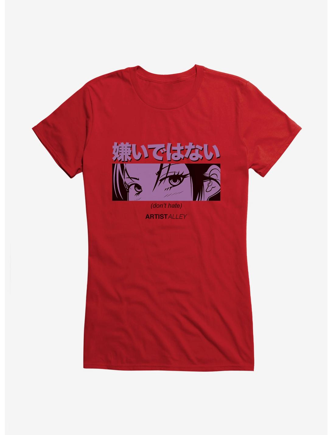 Artist Alley Anime Girl Don't Hate Girls T-Shirt