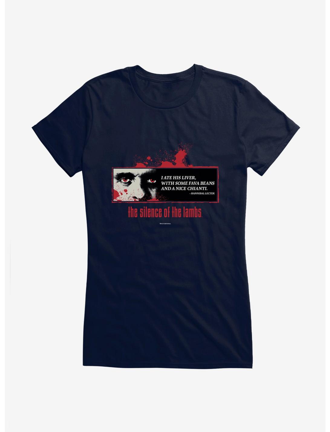 The Silence Of The Lambs I Ate His Liver Girls T-Shirt