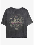 Disney Hocus Pocus I Smell Children Mineral Wash Girls Crop T-Shirt